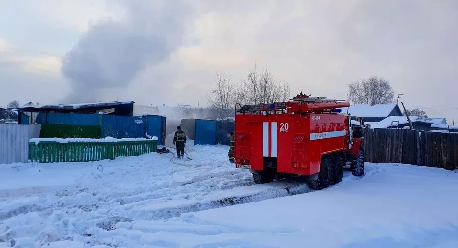 Жертвами пожара в Тулуне стали женщина и трехлетний ребенок