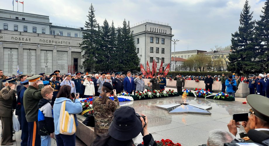 В Иркутске отпраздновали День Победы в Великой Отечественной войне